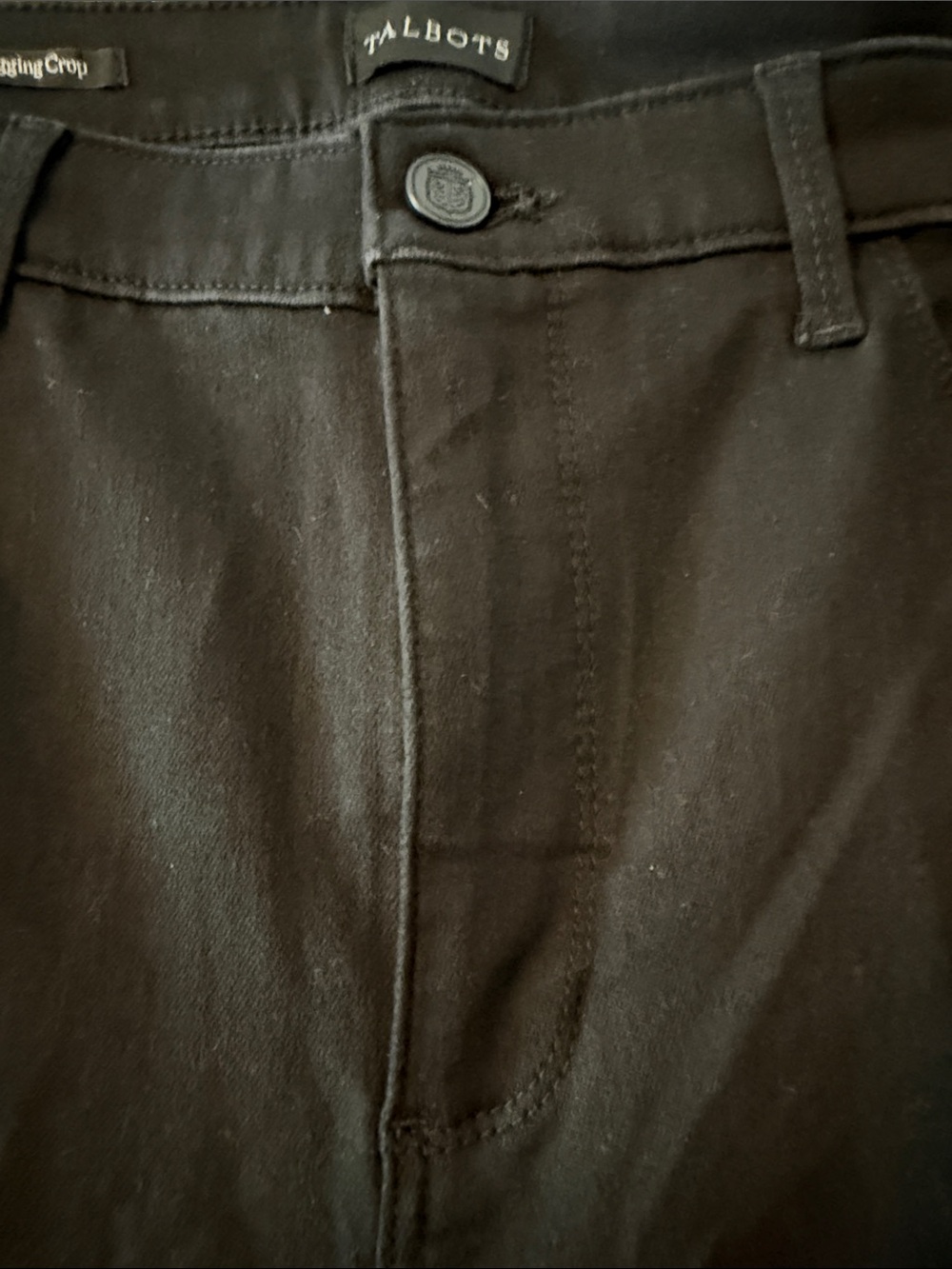 Talbots Black Straight-Leg Trousers - Picture 4 of 5